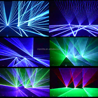 Professioneller 3D-Laserprojektor für Lasershows 3W RGB Laser Animation Disco DJ Laserlicht