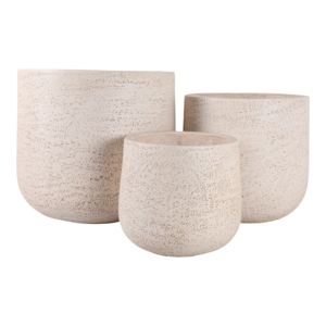 Set di 3 vasi moderni in ceramica per piante da interno ed esterno, per succulente, orchidee, erbe aromatiche, decorativi per casa e giardino. - Product Image 4