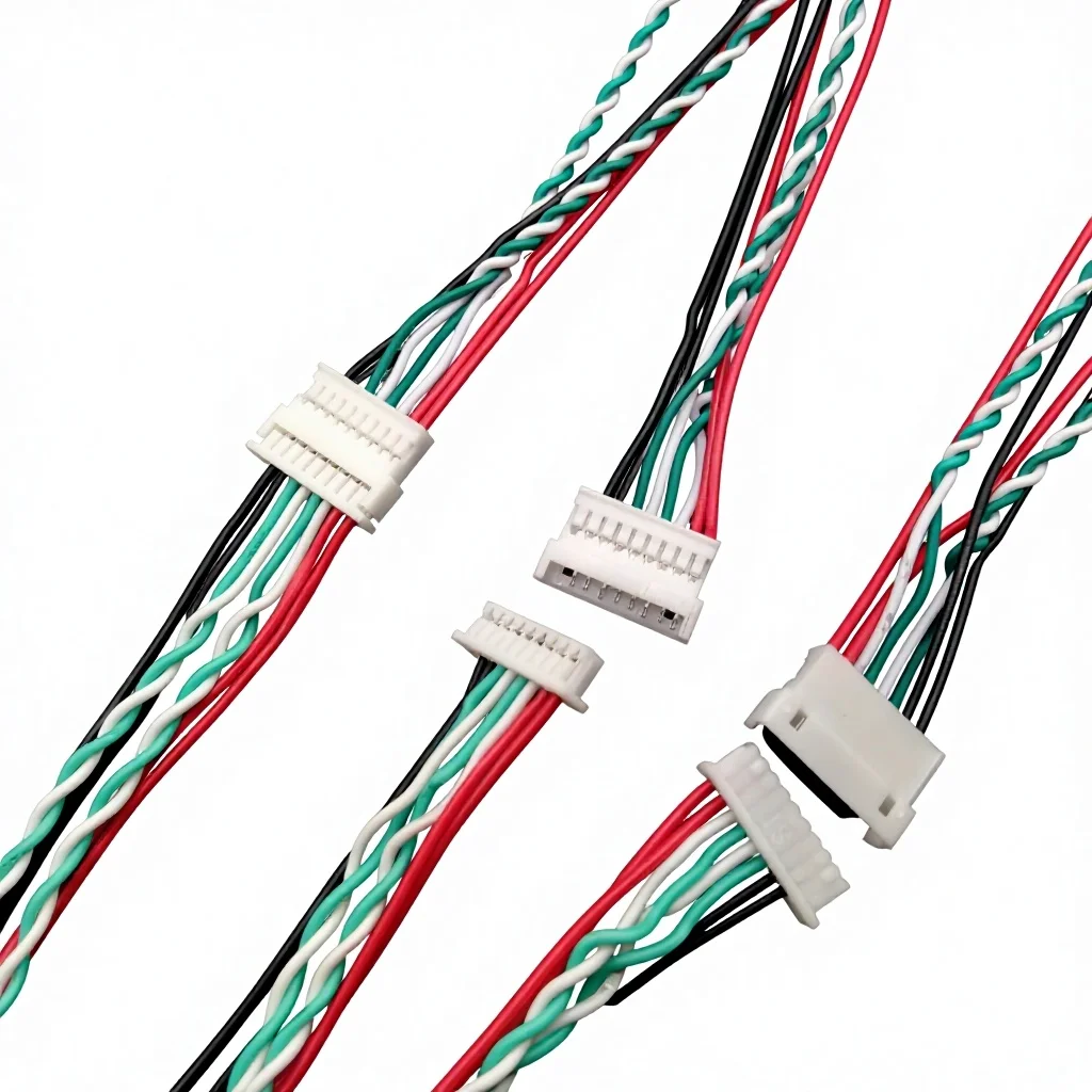 Molex 51005/51006 2-pin Male Female Twisted Cable Assembly