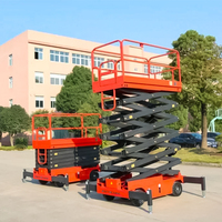 Plateforme élévatrice à ciseaux mobile hydraulique 4m 5m 6m 8m 10m 12m 14m 16m 18m, plateforme élévatrice à ciseaux remorquable pour travaux en hauteur