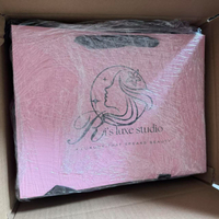 Boîte d'emballage magnétique noire personnalisée avec logo, intérieur satiné, sac d'expédition en plastique pour extensions de cheveux, sacs OPP