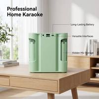 Altavoz Inalámbrico Portátil Profesional de 10 W, Altavoz de Karaoke Inalámbrico, Altavoz Bluetooth con 2 Micrófonos A826