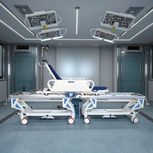 Алюминиевая холоднокатаная стальная современная транспортная каталка, складная, регулируемая, прочная, для больниц, операционных, школ, отелей - Product Image 5