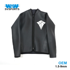 De neopreno de 3MM de manga larga Mono para hombres <span class=keywords><strong>traje</strong></span> de buceo <span class=keywords><strong>chaqueta</strong></span> <span class=keywords><strong>traje</strong></span> invierno Top nadar caliente Surf arriba - Product Image 4