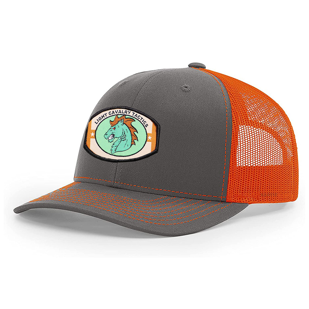 Luxury Two Tone Distressed Trucker Style Baseball Cap For Men Women
