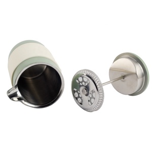 12oz Stainless Steel Camping Coffee french Press set - Product Image 3