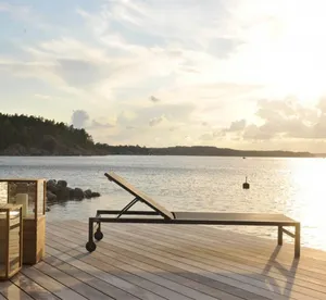 花园日间床家具便宜优雅铝网阳台沙滩休闲椅户外家具