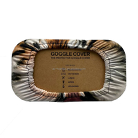 Couverture de lunettes de ski en microfibre de haute qualité Accessoires de sports d'hiver avec logo personnalisé en couleur avec un design animal chaud