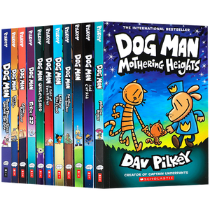 Colección de Libros Ilustrados de Tapa Dura Dog Man de Scholastic, Edición Original con Derechos de Autor de Dav Pilkey, Última Edición, Números 1-11, para Niños - Product Image 1