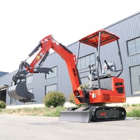 Envío Gratis, Mini Excavadora SDJK de 1, 2 y 3.5 Toneladas, con Motor Kubota, Certificación CE y EPA, Mini Excavadora Hidráulica Nueva