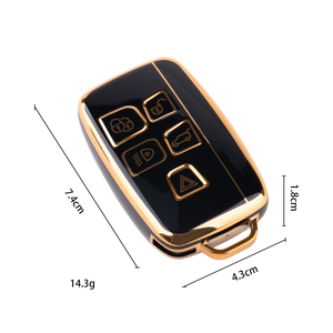 Portachiavi auto in TPU di alta qualità con bordo in oro Fine per <span class=keywords><strong>Range</strong></span> <span class=keywords><strong>Rover</strong></span> <span class=keywords><strong>Sport</strong></span> che appare <span class=keywords><strong>accessori</strong></span> per chiavi eleganti - Product Image 4