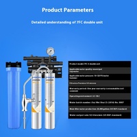 Filtre à eau du robinet commercial Bantel Everpure, double purificateur d'eau 7FC-S, machine à eau potable directe avec charbon actif
