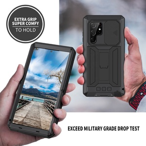 <span class=keywords><strong>Funda</strong></span> Metálica Antigolpes con Soporte para <span class=keywords><strong>Samsung</strong></span> <span class=keywords><strong>Galaxy</strong></span> S26 S25 S24 S23 S22 <span class=keywords><strong>S21</strong></span> <span class=keywords><strong>Ultra</strong></span> Plus S25 FE / Edge, con Protección Integrada para la Cámara - Product Image 4