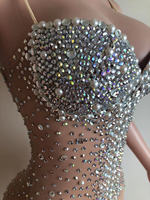 NOVANCE Y1443 Nouvelle Mode Vêtements Jarretelles Blingbling Diamant Perles Vêtements de Maternité Grande Taille Body Femmes pour Séance Photo