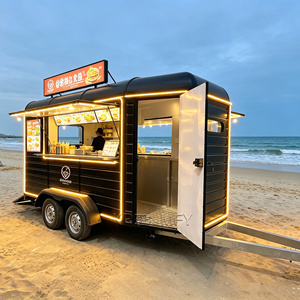DOT Hot Dog Cart OEM Horse <b>Box</b> Truck Multi Functional Food Trailer Efficient Mobile Kitchen - Product Image 2