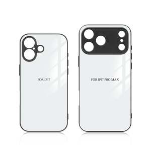 Cover per <span class=keywords><strong>iPhone</strong></span> 17 Pro Max personalizzabili con design 2D in TPU e vetro, per sublimazione, con ricarica wireless e foro piccolo per la fotocamera - Product Image 2