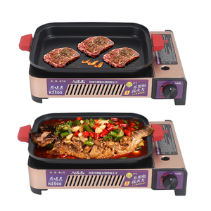 Mini Fornello Singolo da Campeggio in Acciaio, Bruciatore Portatile Manuale per Cucina all'Aperto - Product Image 6
