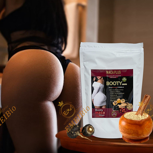 批发黑色玛卡根极端粉末保健补充剂纯黑色玛卡粉战利品曲线，用于臀部增强 - Product Image 2