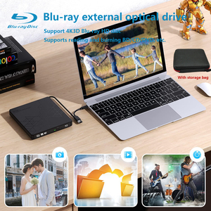 Lecteur de <span class=keywords><strong>Blu</strong></span>-<span class=keywords><strong>ray</strong></span> 3D haute vitesse, lecteur/graveur de CD/DVD externe, graveur de disques <span class=keywords><strong>Blu</strong></span>-<span class=keywords><strong>ray</strong></span>, lecteur de DVD externe - Product Image 3