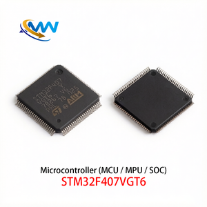 STM32F407VGT6 Microcontrolador ARM Cortex-M4 de Alto Rendimiento de la Serie Básica con Funciones DSP y FPU, 1 MB de Memoria Flash - Product Image 1