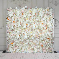 Venta de Fábrica: Pared de Flores Artificiales 3D 5D de Seda para Decoración Festiva, Fiestas, Año Nuevo, Bodas, Hoteles