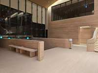 PerfectStone Pierre Naturelle Découpée sur Mesure en Travertin pour Projets de Revêtement Mural Extérieur, Escaliers d'Hôtels et Villas, et Cuisines