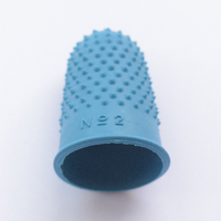 Vente en gros de protège-doigts antidérapants en caoutchouc naturel, protège-doigts Orange en Silicone souple