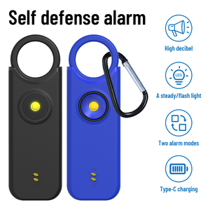 Protection des personnes <span class=keywords><strong>âgée</strong></span>s 135dB <span class=keywords><strong>alarme</strong></span> de sécurité <span class=keywords><strong>personnelle</strong></span> porte-clés lumière LED auto-défense dispositif de sécurité femmes porte-clés Rechargeable <span class=keywords><strong>alarme</strong></span> - Product Image 5