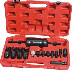 Kit d'outils de réparation d'<span class=keywords><strong>injecteur</strong></span> d'<span class=keywords><strong>extracteur</strong></span> d'<span class=keywords><strong>injecteur</strong></span> diesel 14 pièces - Product Image 1