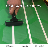 Tampons hexagonaux autocollant simple face poignée de pont robuste bandes de planche de surf accessoires de Protection résistants à l'eau pour planche de surf