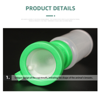 Gobelet de trempage en plastique pratique et durable de 300ml pour le bétail