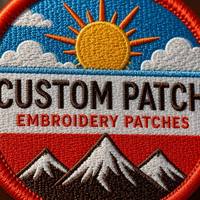 Patchs personnalisés en gros, thermocollants, 3D, avec logo personnalisé, badges appliqués, brodés, à coudre ou à repasser pour vêtements et chaussures