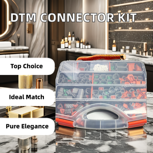 उच्च गुणवत्ता ip67 सुरक्षा स्तर 12पिन तांबा निकेल टिन संपर्क पीसी आवास सामग्री डीटस्सी डी क्रिम्पी उपकरण कनेक्टर - Product Image 5