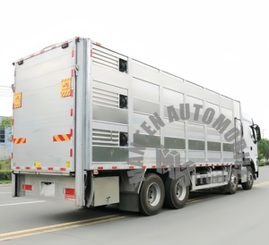 Chine usine 8*4 <span class=keywords><strong>8x4</strong></span> véhicule de transport de porc LHD RHD véhicule de transport de semis de volaille <span class=keywords><strong>camion</strong></span> de transport de porc - Product Image 5