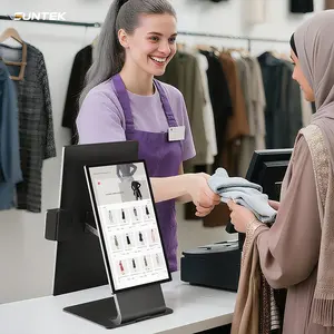 Terminal Punto de Venta Suntek de Alta Calidad con Pantalla Táctil de 15.6 Pulgadas, Orientación Vertical, con Lector de Contacto NFC - Product Image 1