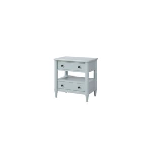 <b>Open</b> Nightstand Ocean Finish 2 Drawers <b>Storage</b> Drawer <b>Unit</b> - Product Image 6