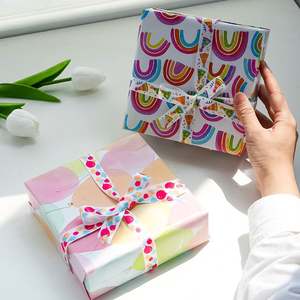 Papier d'emballage cadeau d'anniversaire personnalisé pour enfants 50*70 cm Papier d'emballage design - Product Image 6