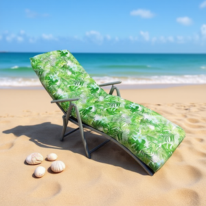 Tappetino da Spiaggia in Cotone Intrecciato TUMBONA 55*180*8CM-5 con Cuscini e Poggiatesta in Spugna - Product Image 1