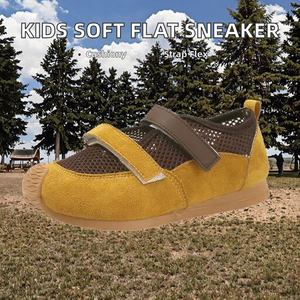 Chaussures plates pour enfants en microfibre PU, nouvelle mode, fermeture à boucle, design canard mandarin, semelle souple, hiver, convertible - Product Image 2