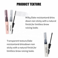 Crayon à sourcils en cire de haute qualité personnalisé, maquillage végétalien, cosmétiques longue tenue, gel fixateur pour sourcils, gel à sourcils en marque privée