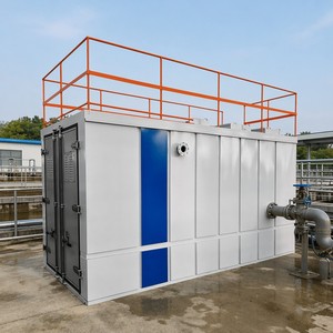 Station d'épuration des eaux usées compacte conteneurisée à température constante MBR, système à double processus - Product Image 2