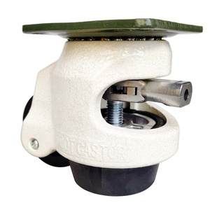 Roue pivotante à cliquet en alliage d'aluminium robuste, réglable, avec frein, <span class=keywords><strong>pour</strong></span> <span class=keywords><strong>table</strong></span> <span class=keywords><strong>de</strong></span> travail - Product Image 2