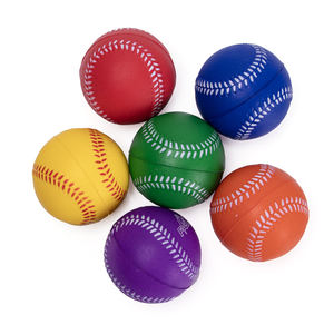 Özel yapılmış köpük yumuşak beyzbol ve softbol yüksek kaliteli açık spor eğitimi oyuncak Pu stres topları - Product Image 1