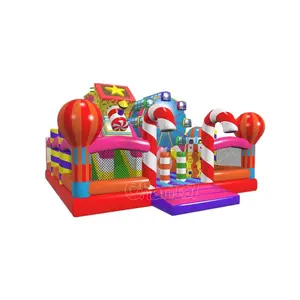 Pink Jumping Castle Bouncy For Cute Kids Enjoy Themselves Inflatable Fairground With Heavy Duty Commercial Grade Quality