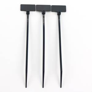 100 पीसी स्व-लॉकिंग नायलॉन केबल संबंधों के लिए पावर मार्किंग लेबल और लेखन-ऑन टैग तार जिप - Product Image 3