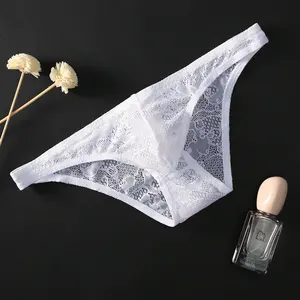 Sexy low waist U convex lace elephant fun boy men lingerie underwear