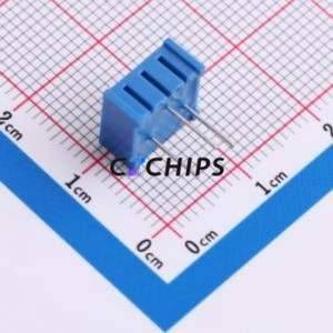 Resistencia Ajustable/Potenciómetro 3386P-1-204LF, Componente de Orificio Pasante (THT)-3P, 9.5x9.5mm, Resistencia de 200kOhm, 10%, 500mW, 250ppm ℃ - Product Image 2