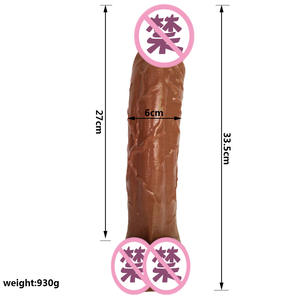 Drop Shipping Dildo da 33,5 cm Giocattoli Sessuali per Adulti Pene in <span class=keywords><strong>PVC</strong></span> da Massaggio Grandi Dildo Realistici con Ventosa per Donna Dildo Enorme <span class=keywords><strong>Xxl</strong></span> - Product Image 6