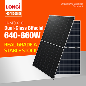 Módulo Fotovoltaico Bifacial de Doble Vidrio Longi HiMO X10 LR8-66HVD LR8-66HVDF 660W 655W 650W 645W Paneles Solares para el Mercado de Oriente Medio - Product Image 4