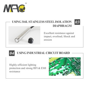 Macsensor Transmitter nước ngầm RS485 0-5V 4-20mA 16 Mét nước cũng cảm biến mức - Product Image 4
